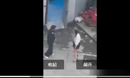 火爆了！黑衣男抱摔白衣（掉楼）颠婆事件_黑料正能量