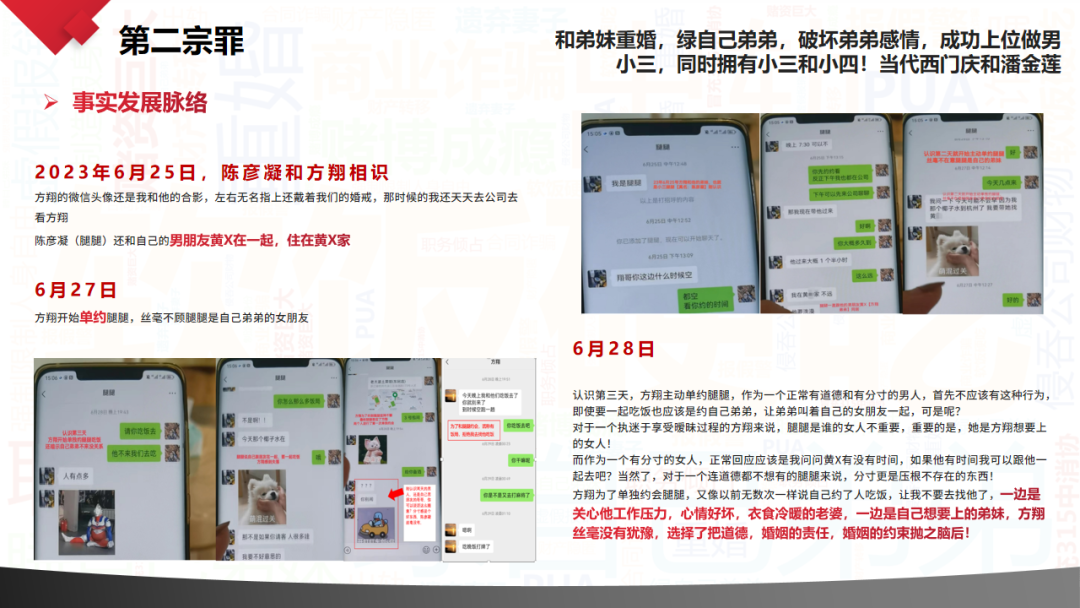 嫖娼出轨勾二嫂！交个朋友VP方翔被妻子写60页PPT指控七宗罪！_黑料正能量